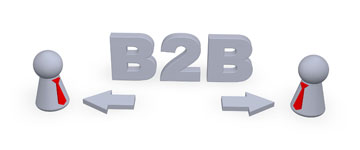 b2b - business-to-business illustration